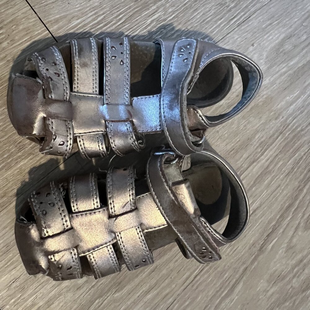 Gold See Kai Run Sandals